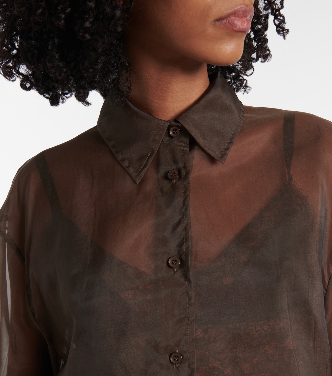 Camicia Peri in misto seta  | The Frankie Shop