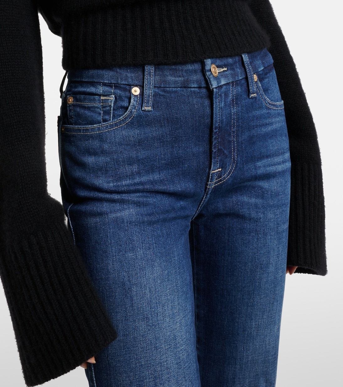 Jeans regular Kimmie a vita alta | 7 For All Mankind