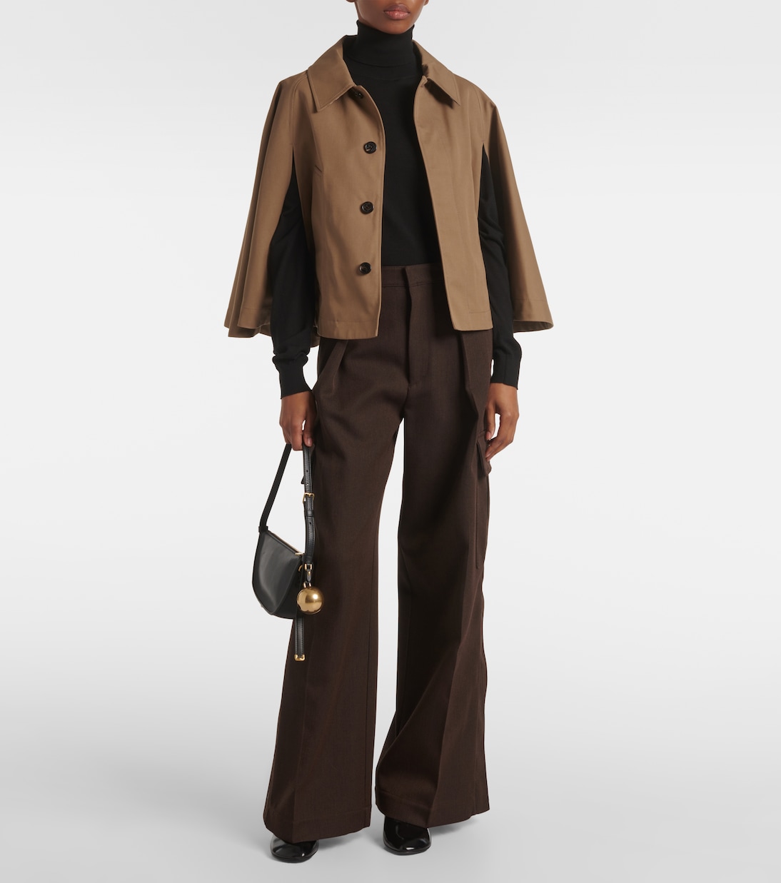 Cropped-Cape aus Gabardine | Burberry