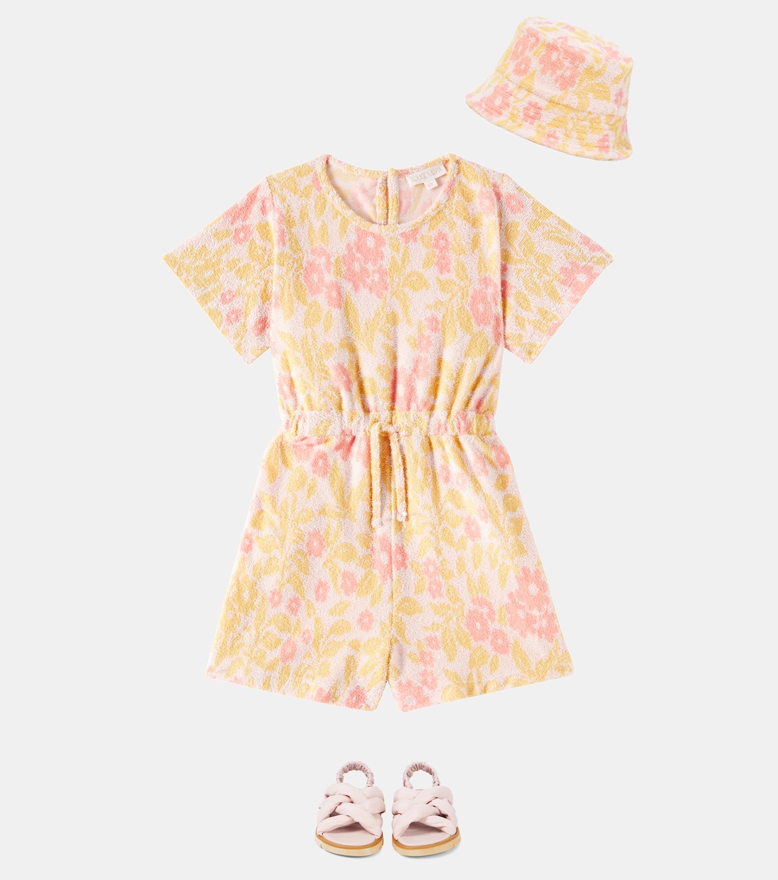 Jumpsuit corta Chiara in spugna | Louise Misha