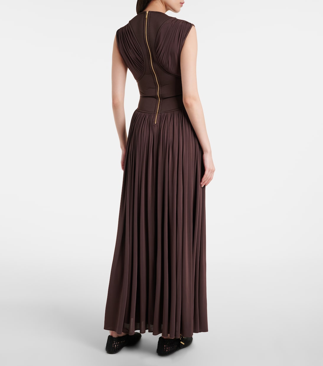  Illuminate gathered maxi dress | Zimmermann