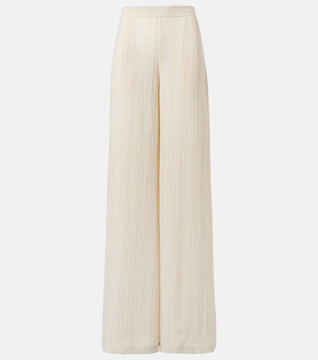 Mawn pleated jacquard wide-leg pants | Joseph