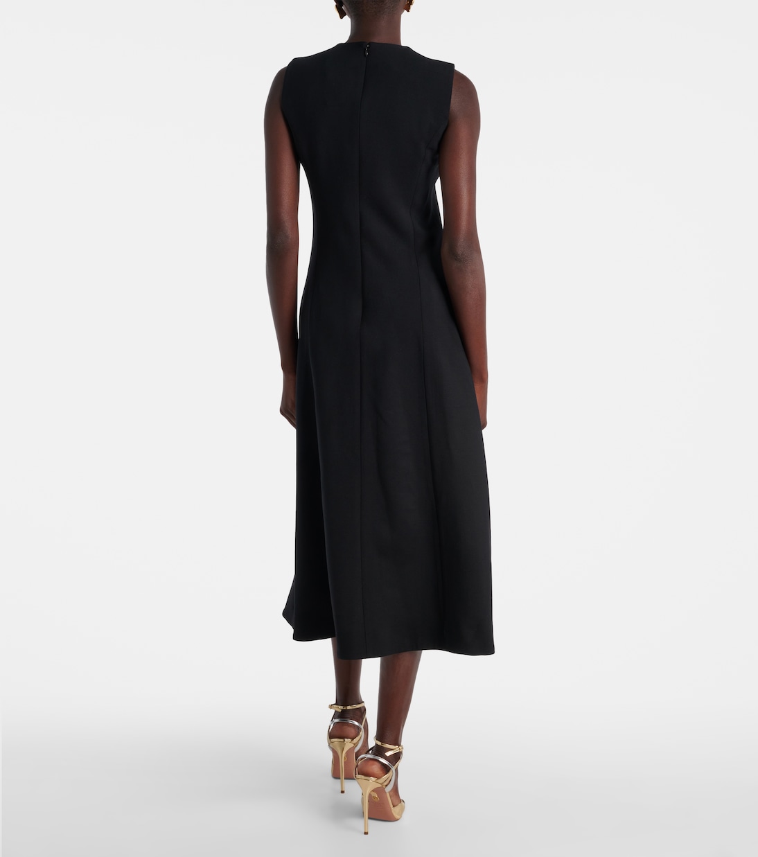 Embellished wool-blend cocktail dress | Oscar de la Renta