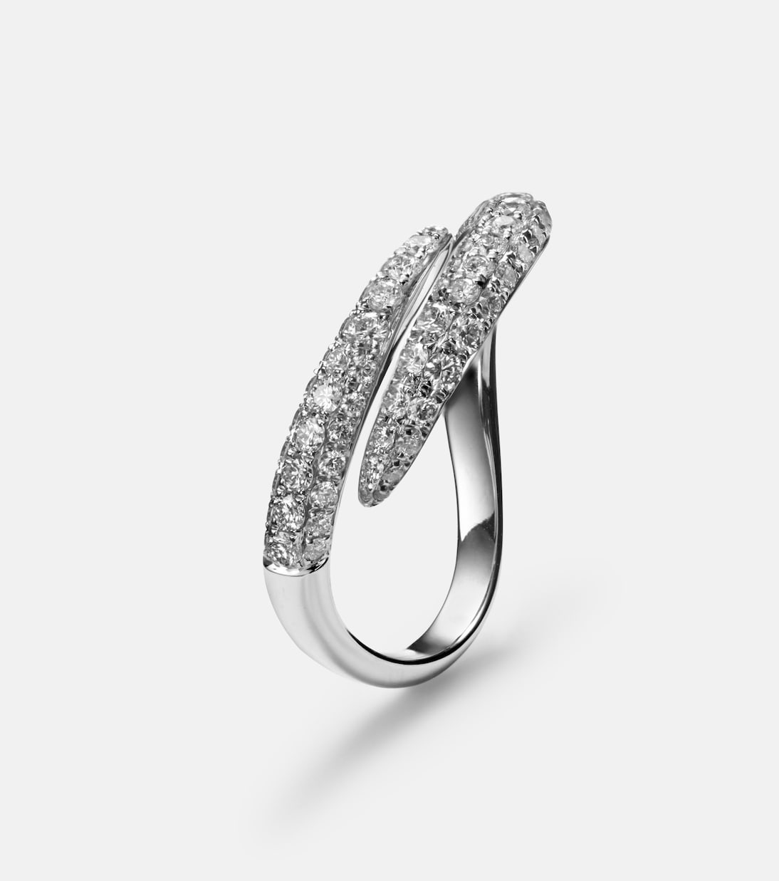 Anello Zara in oro bianco 18kt con diamanti | Anita Ko