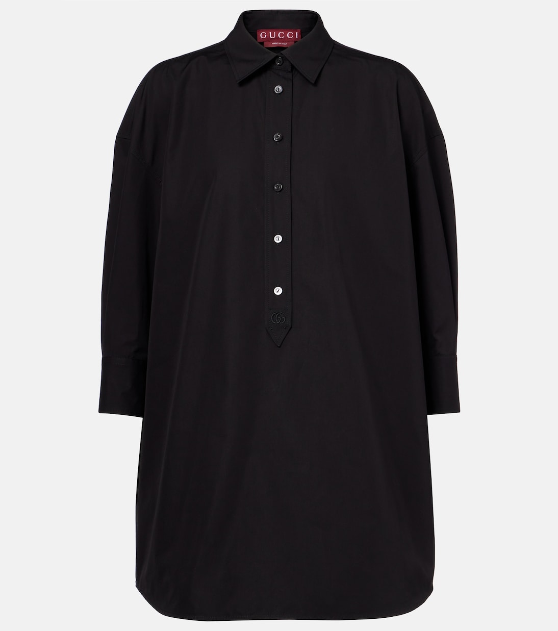 Camisa de popelín de algodón | Gucci