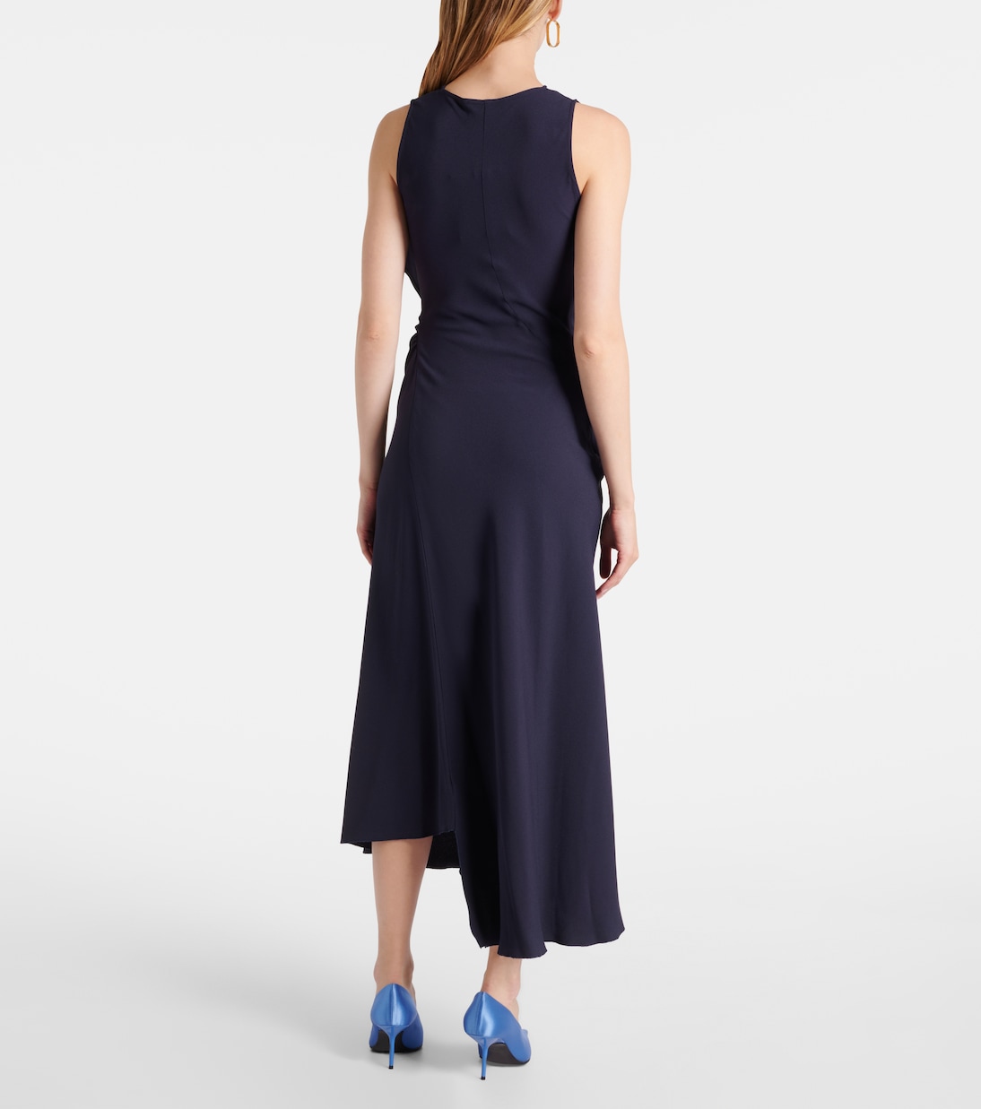 Robe midi en satin | Victoria Beckham