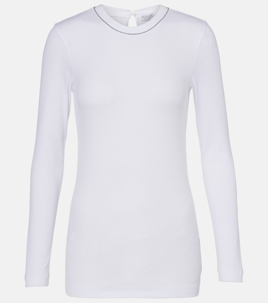 Longsleeve aus einem Baumwollgemisch | Brunello Cucinelli