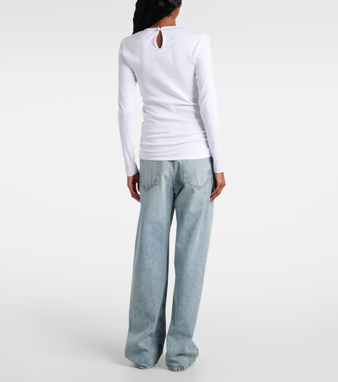 Longsleeve aus einem Baumwollgemisch | Brunello Cucinelli