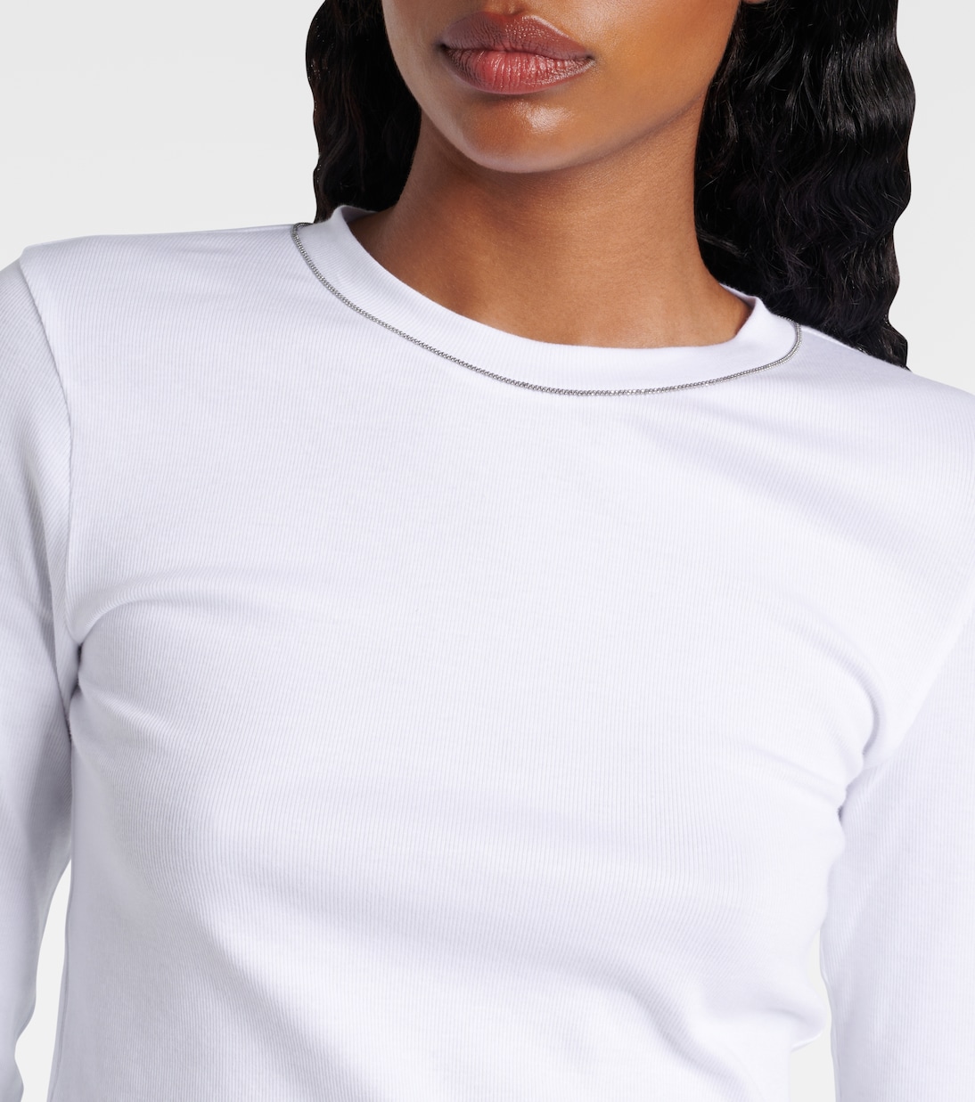 Longsleeve aus einem Baumwollgemisch | Brunello Cucinelli