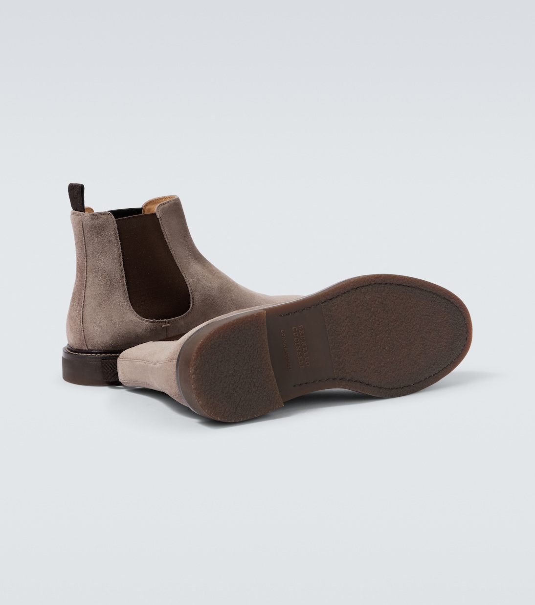 Chelsea Boots aus Veloursleder | Brunello Cucinelli
