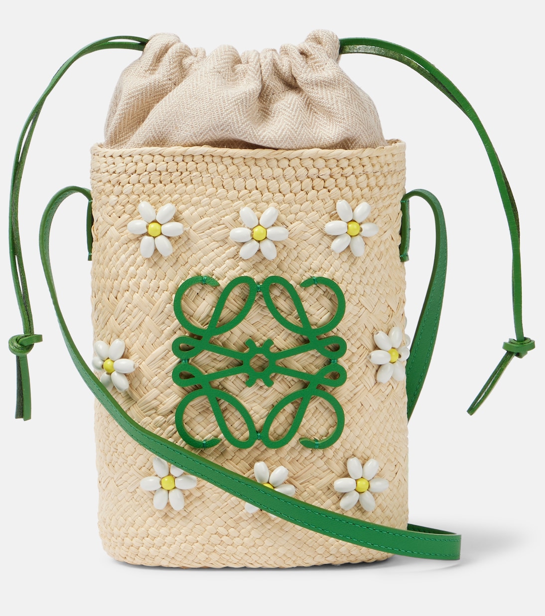 Paula's Ibiza Verzierte Bucket-Bag Anagram | Loewe