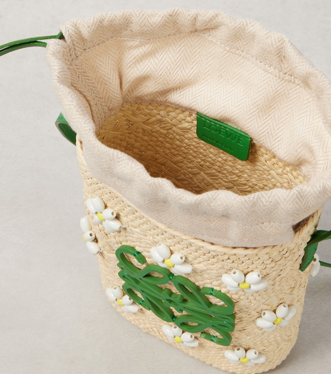 Paula's Ibiza Verzierte Bucket-Bag Anagram | Loewe