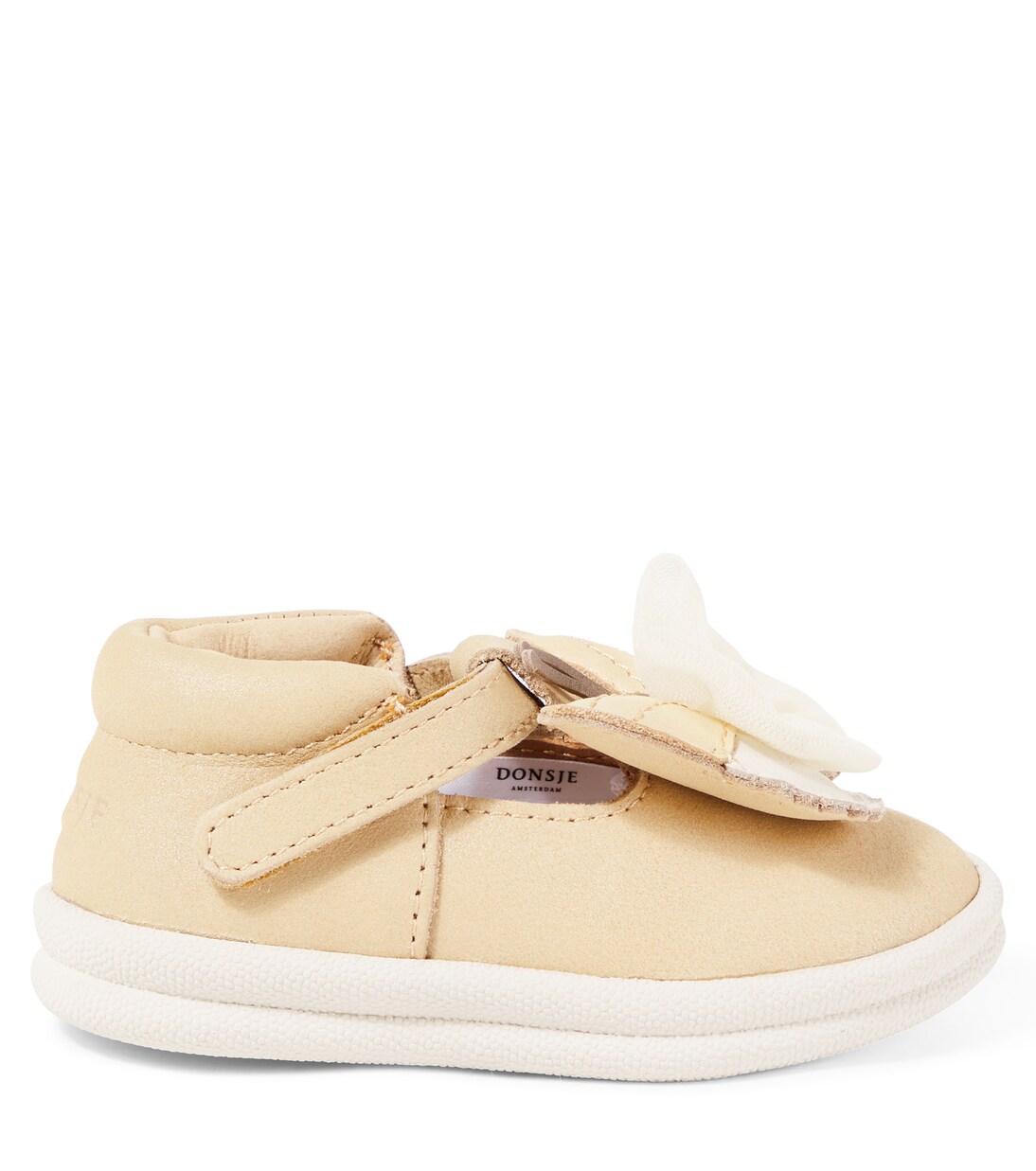 Baby - Scarpe Vlindy in pelle metallizzata | Donsje