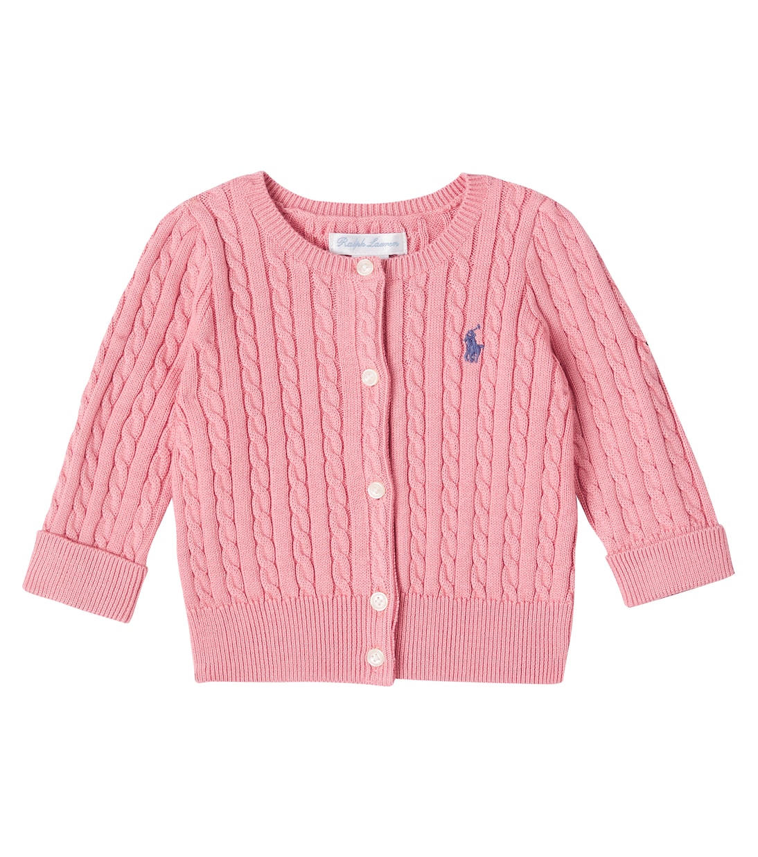 Baby cable-knit cotton cardigan | Polo Ralph Lauren Kids