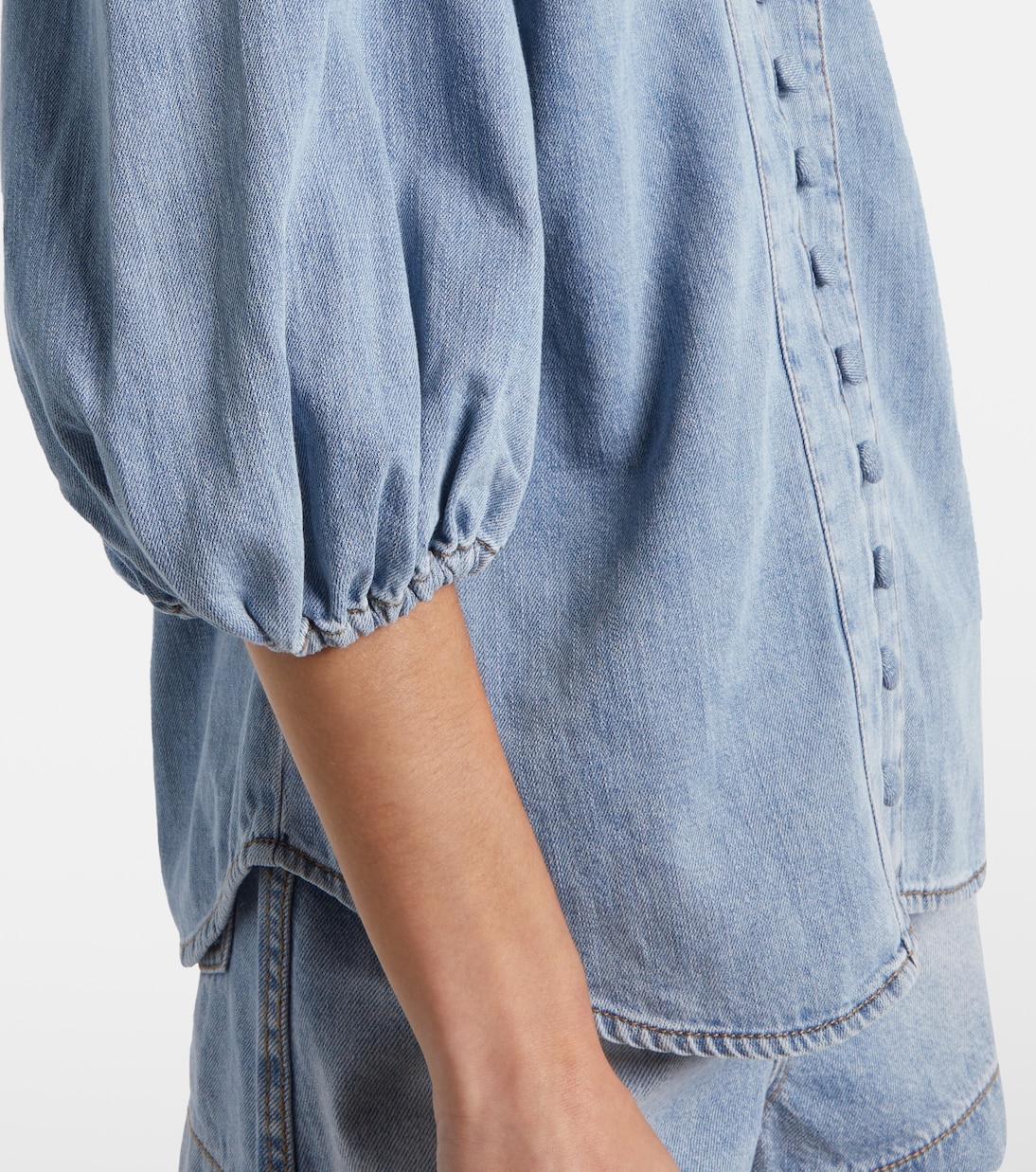 Bluse Lucky aus Denim | Zimmermann