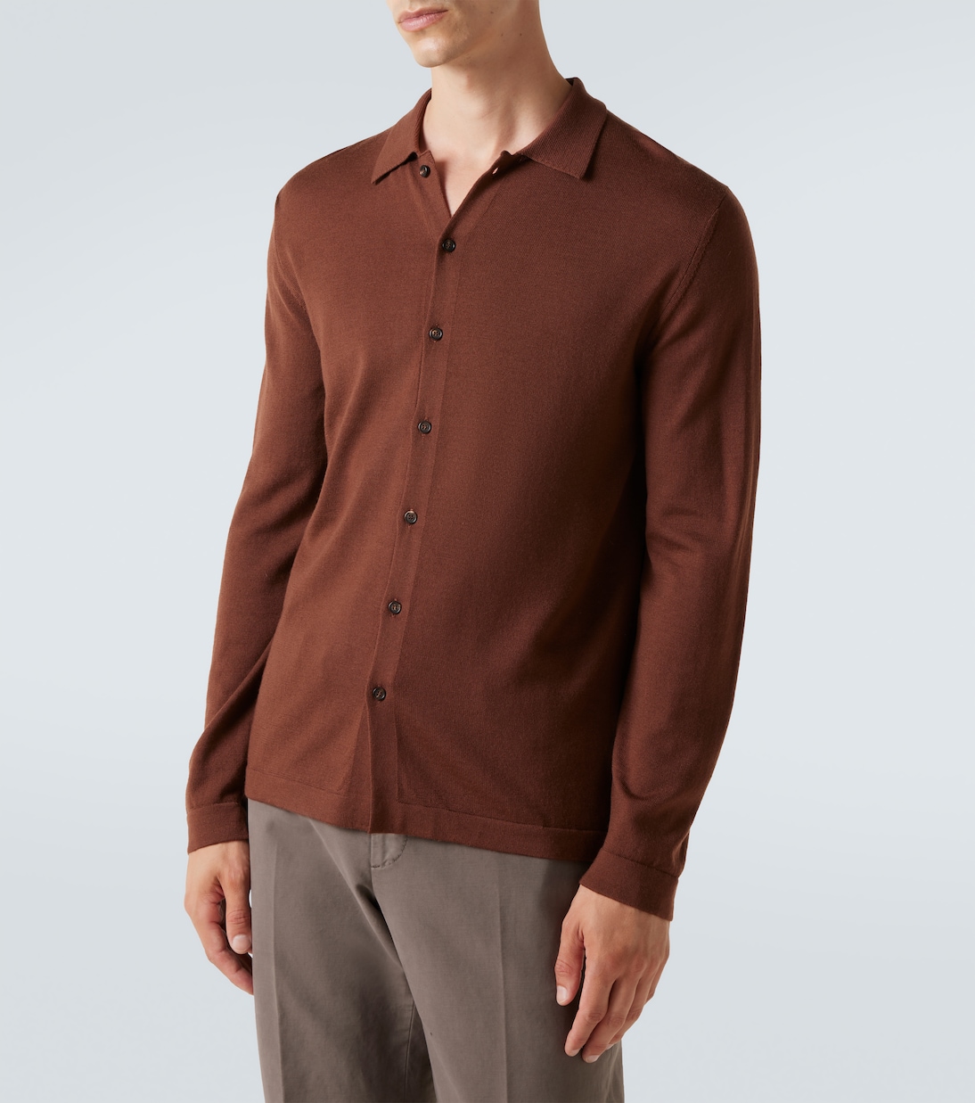 Polohemd aus Schurwolle | Slowear