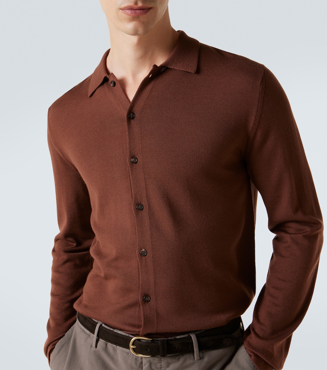 Polohemd aus Schurwolle | Slowear