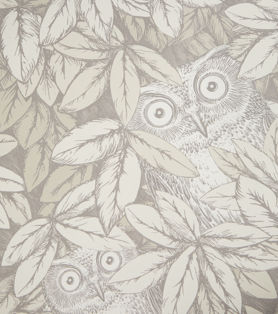 Papier peint Foglie e Civette | Fornasetti