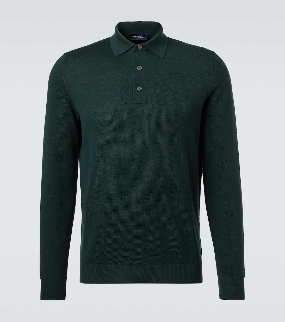 Wool polo sweater | Thom Sweeney