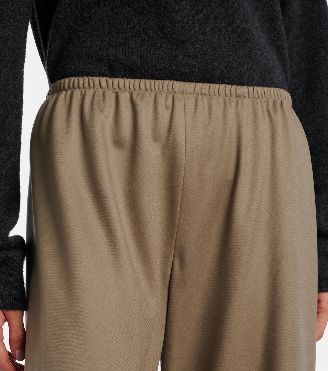 Gala virgin wool wide-leg pants | The Row