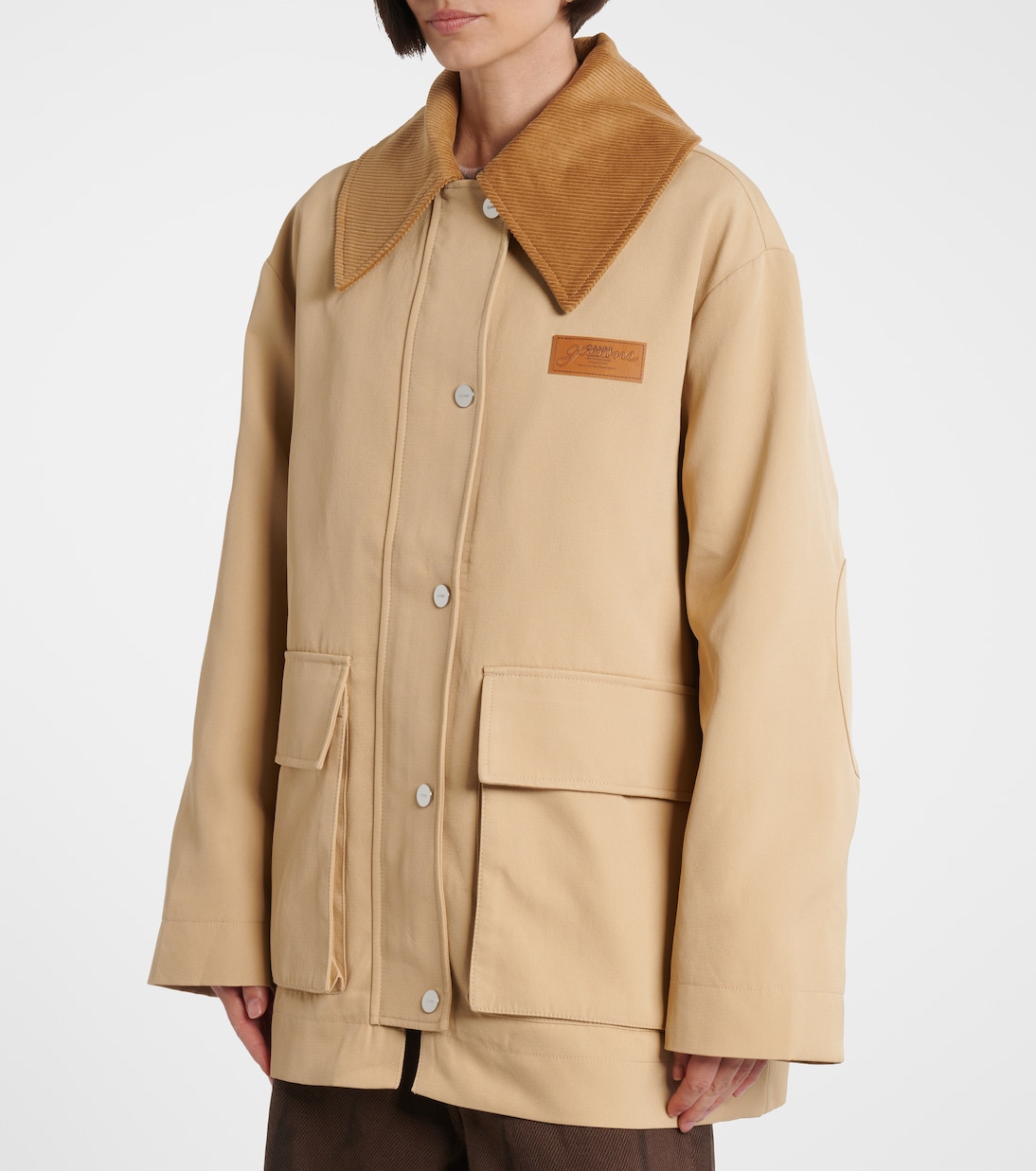 Hemdjacke aus Twill | Ganni