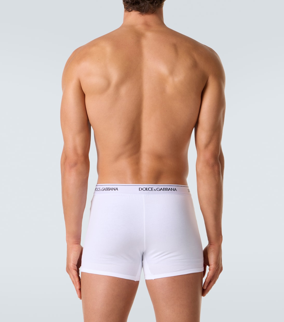 Set aus zwei Boxershorts aus einem Baumwollgemisch | Dolce&Gabbana