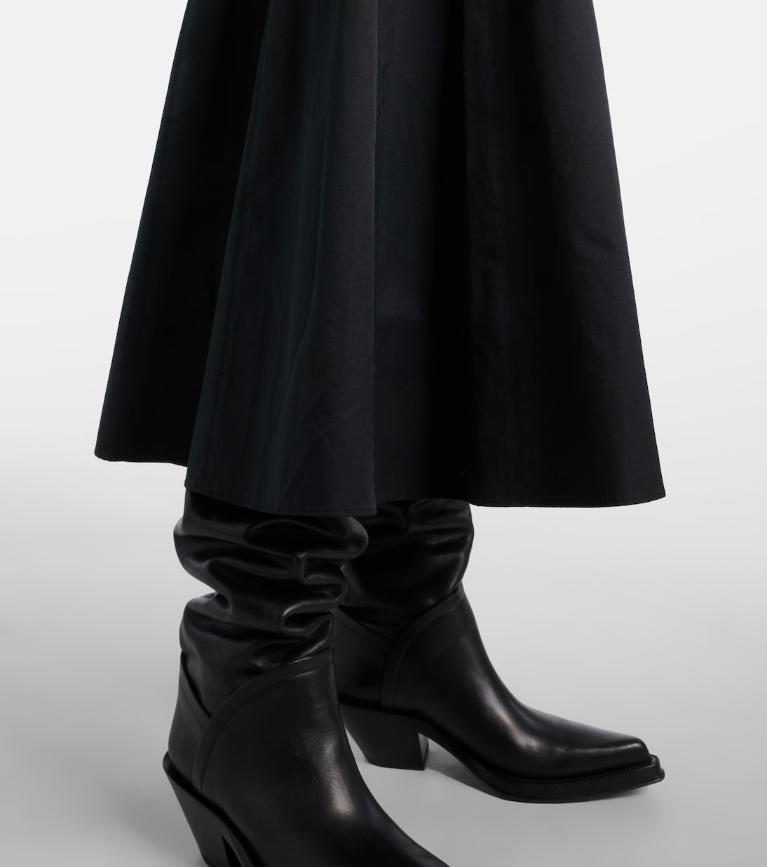 Heidi cotton-blend midi skirt | Proenza Schouler