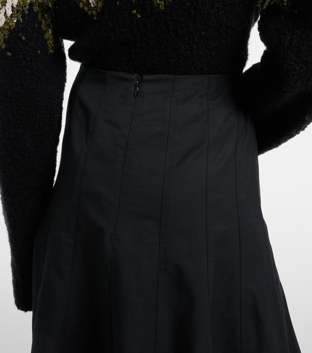 Heidi cotton-blend midi skirt | Proenza Schouler