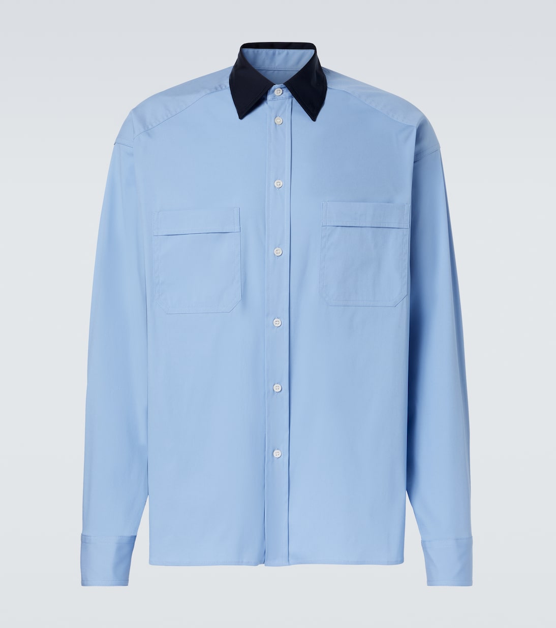 Camisa de popelín en mezcla de algodón | Plan C