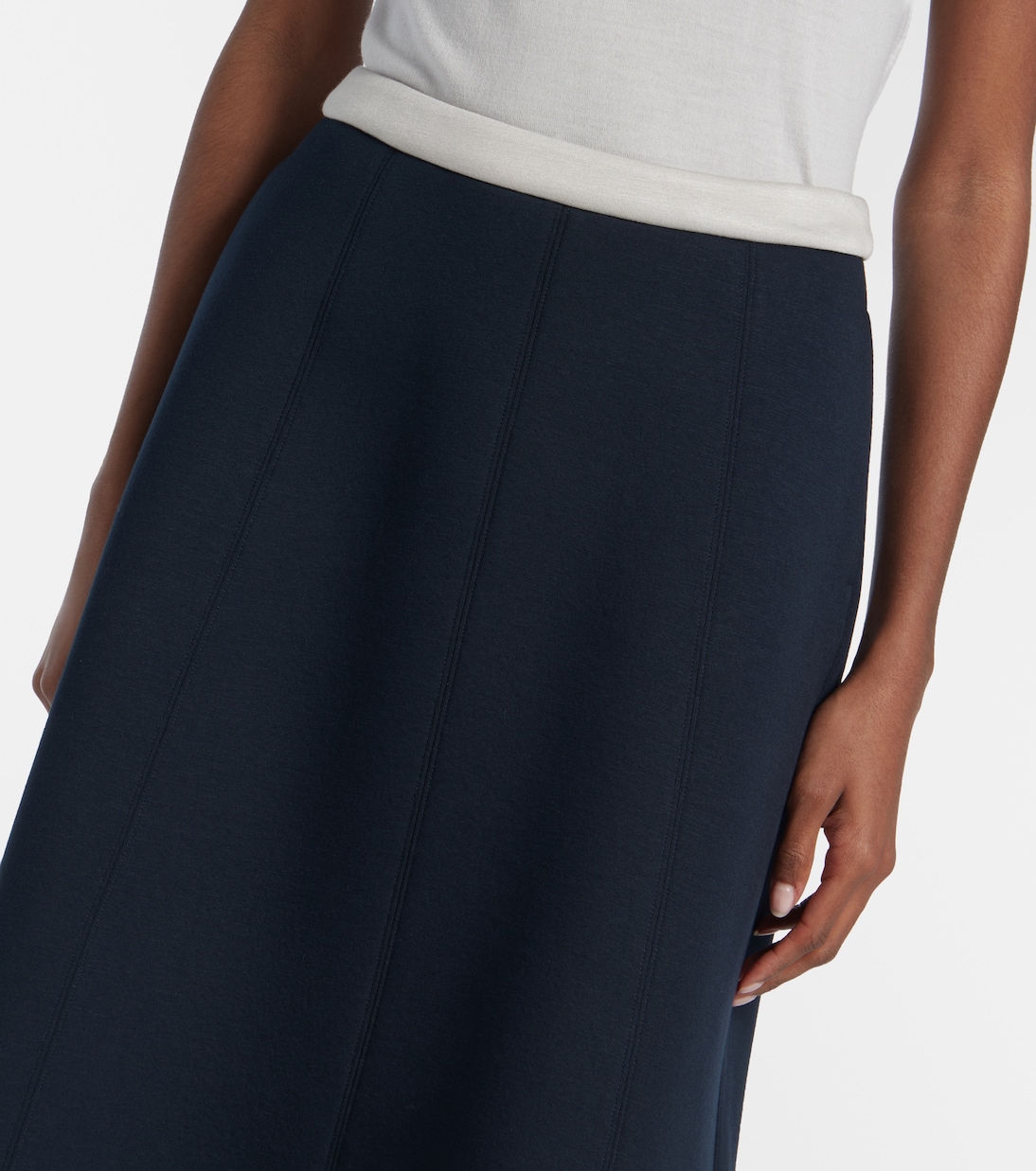 Abaco pleated jersey midi skirt | 'S Max Mara