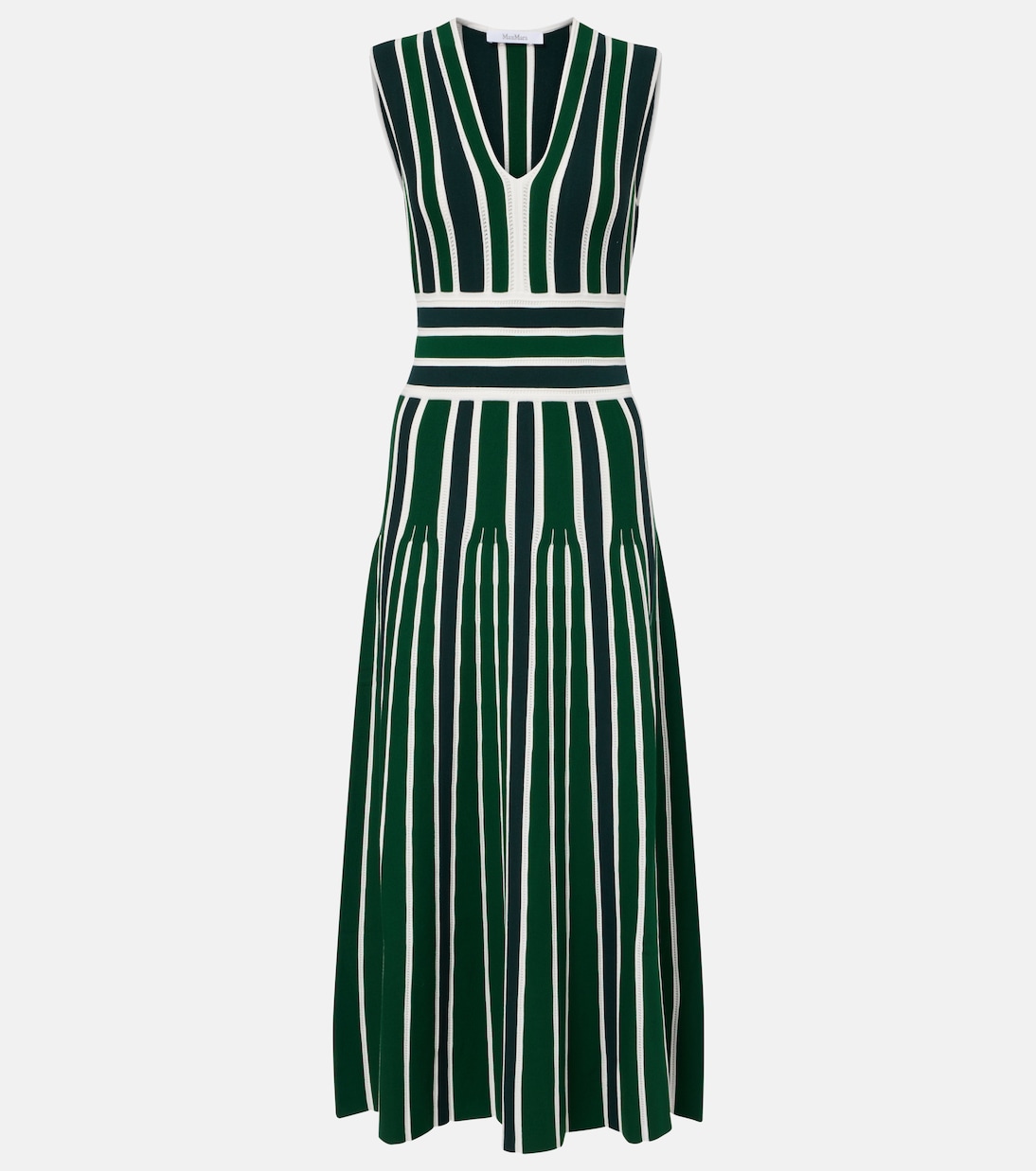 Vestido largo Tallone a rayas | Max Mara