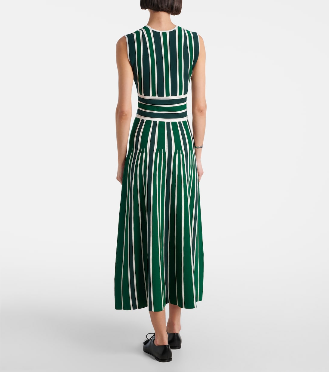 Vestido largo Tallone a rayas | Max Mara