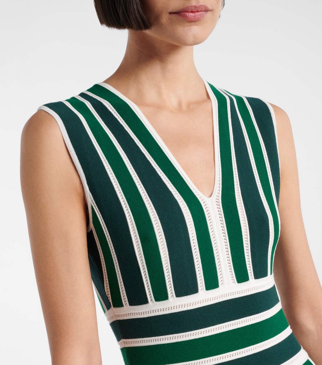 Vestido largo Tallone a rayas | Max Mara