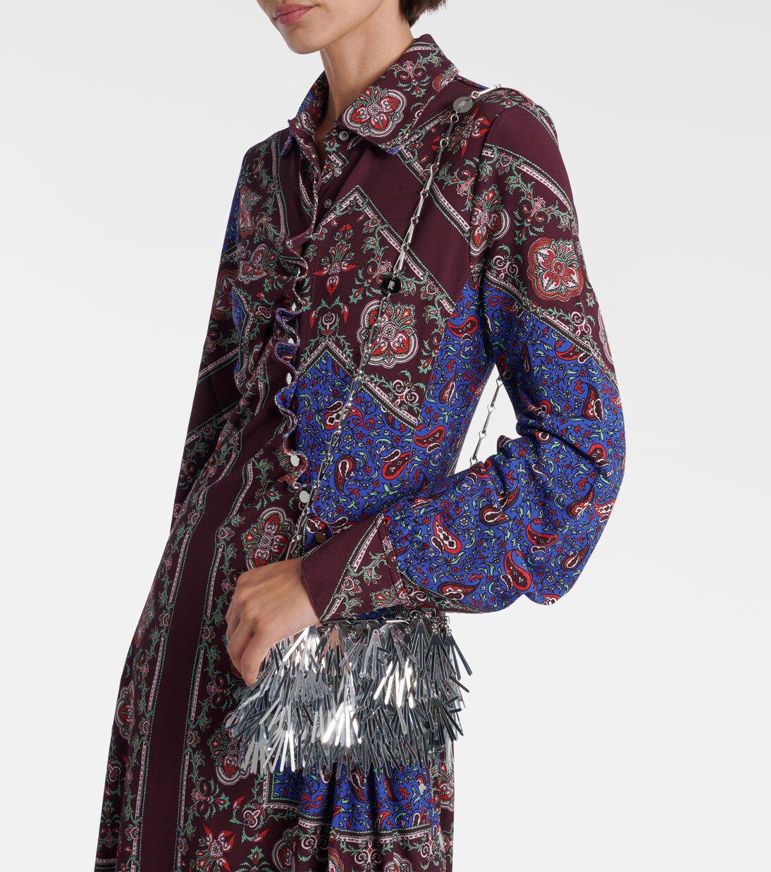 Small fringed shoulder bag | Rabanne