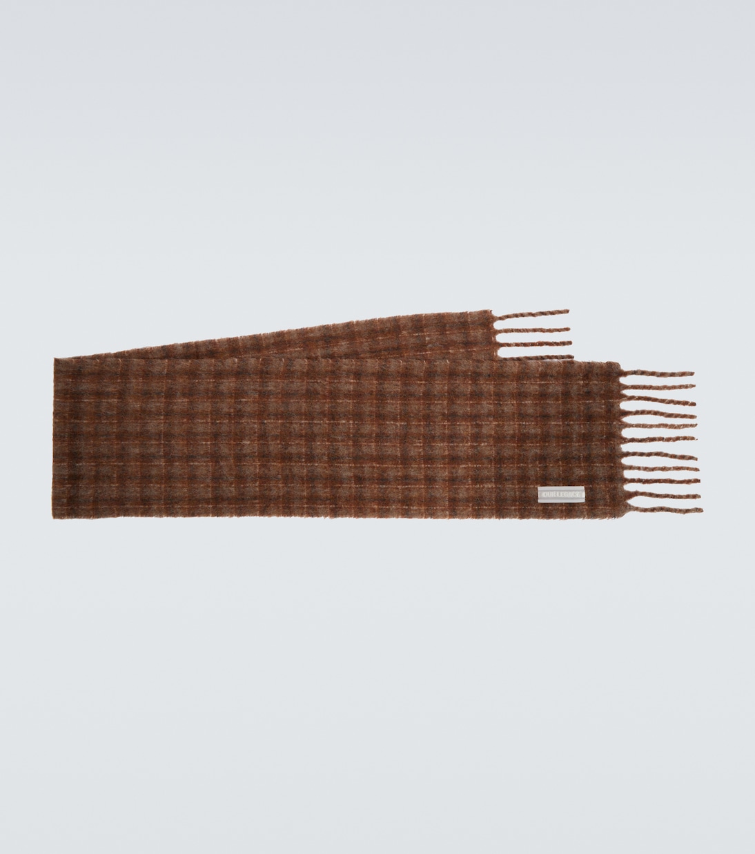 Estate checked alpaca and wool-blend scarf | Our Legacy