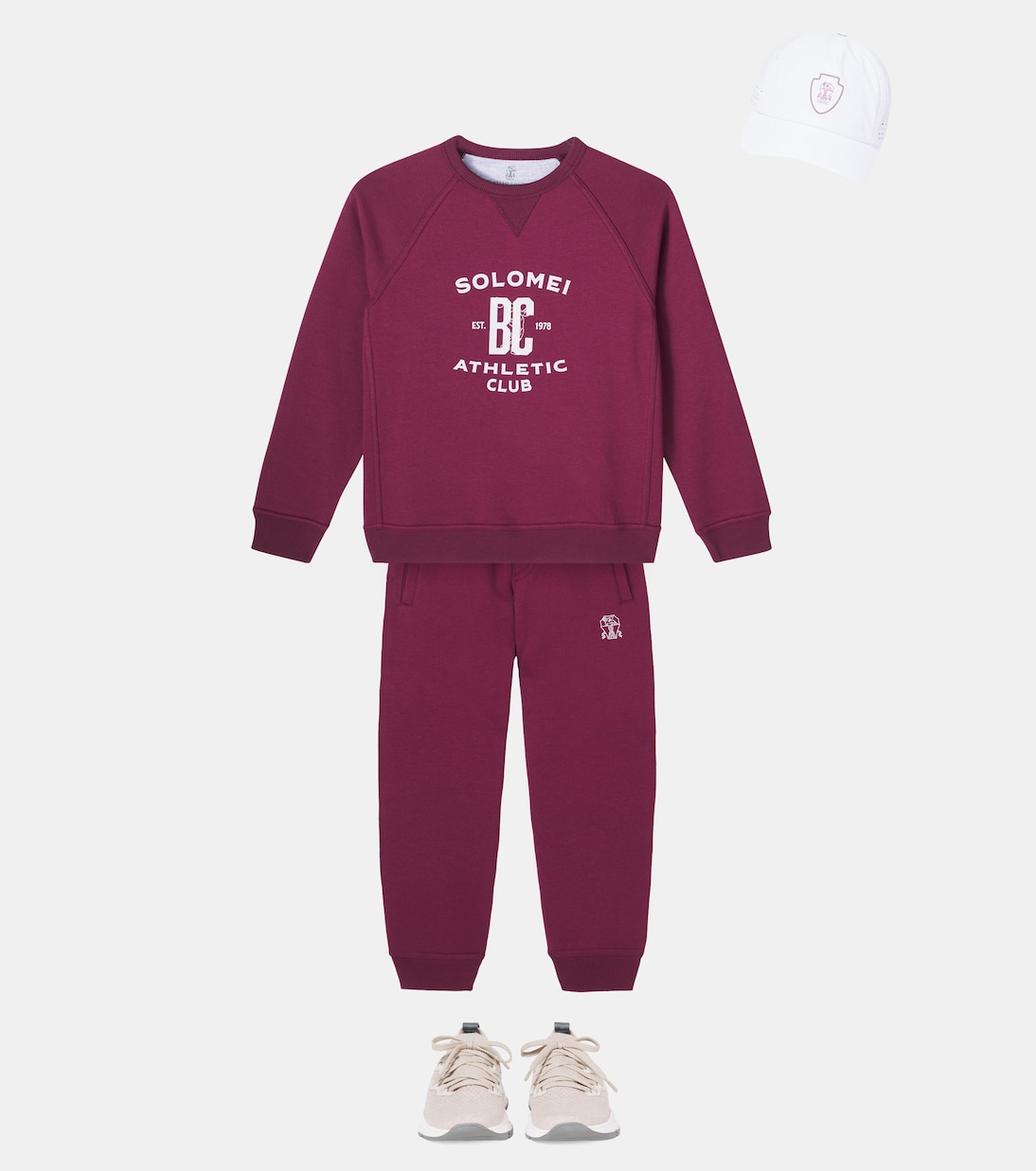 Sweatshirt aus einem Baumwollgemisch | Brunello Cucinelli Kids