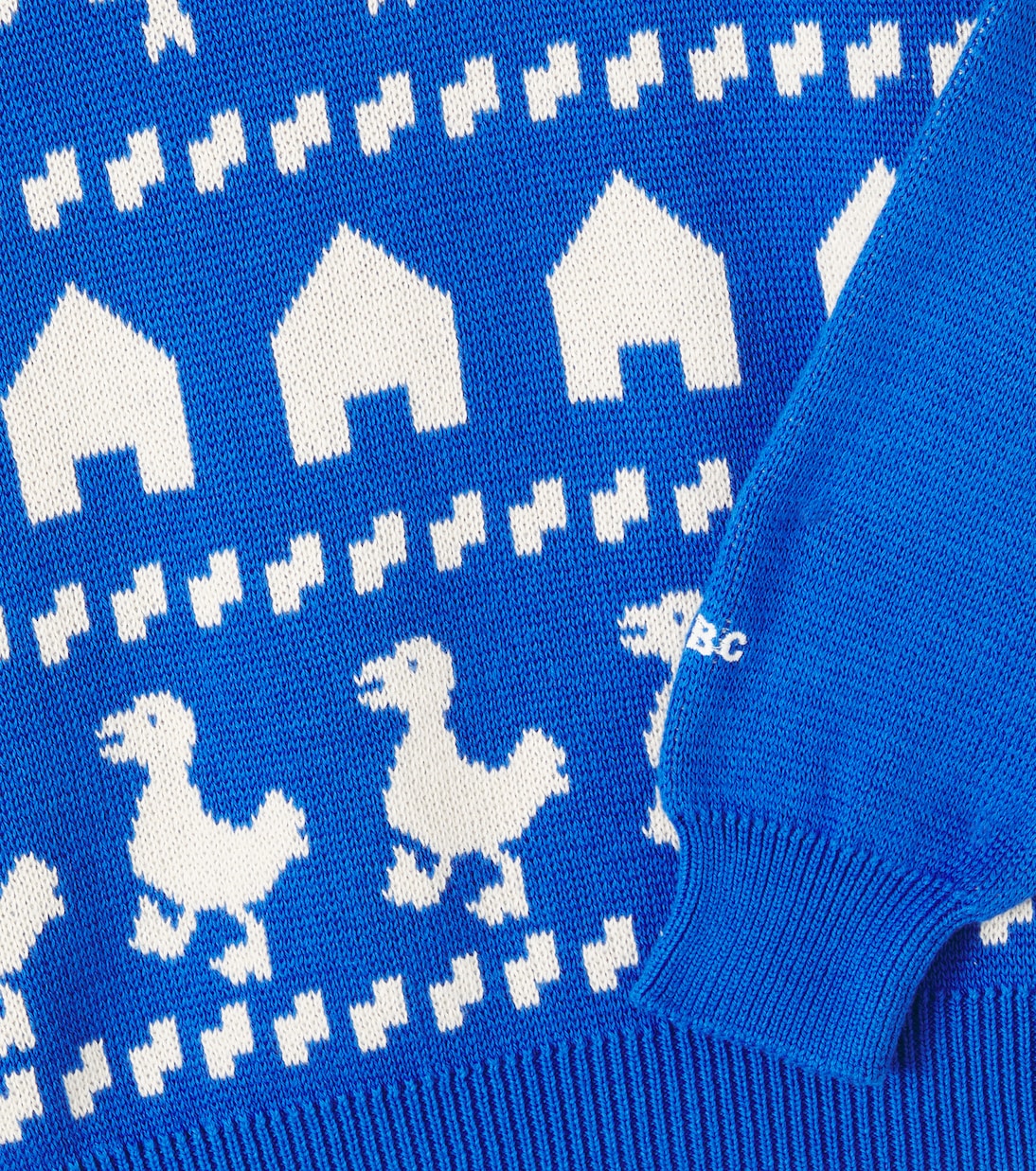 Pullover Farm in jacquard di cotone | Bobo Choses