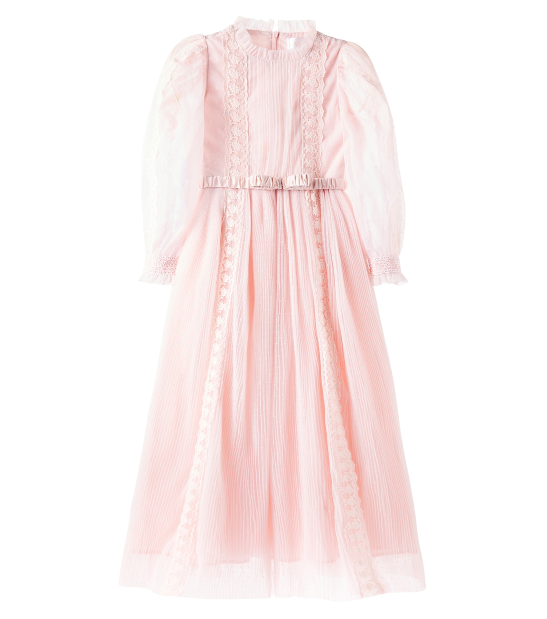 Lace-trimmed point d'esprit dress | Petite Amalie  