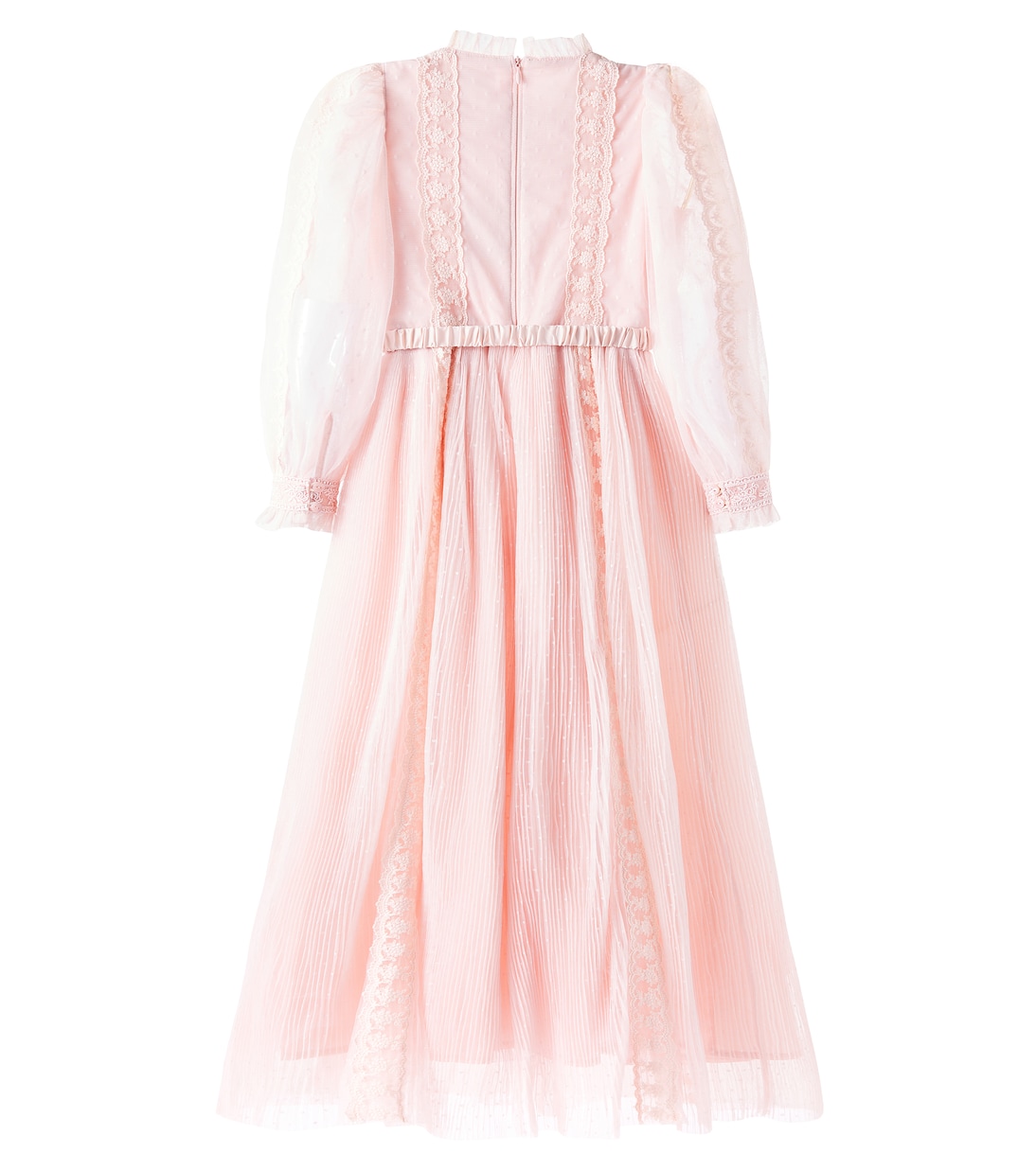 Lace-trimmed point d'esprit dress | Petite Amalie  