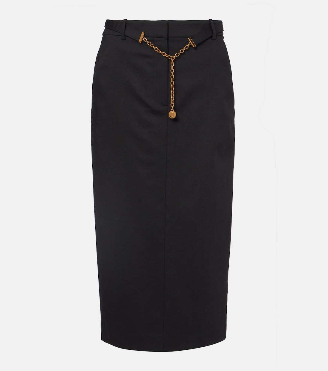Belted wool pencil skirt | Veronica Beard