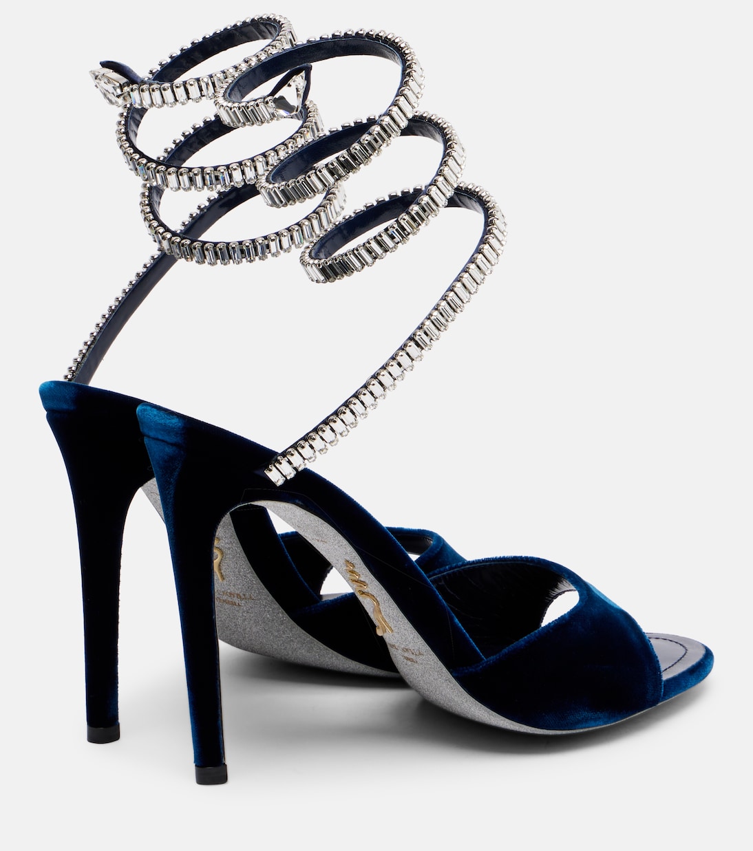 Spark 105 embellished velvet sandals | Rene Caovilla