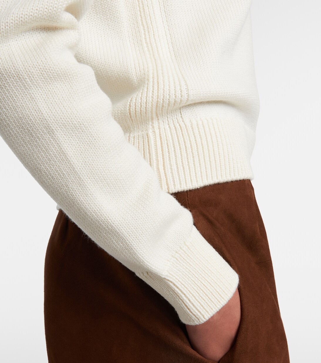 Pull en laine vierge à logo | Moncler