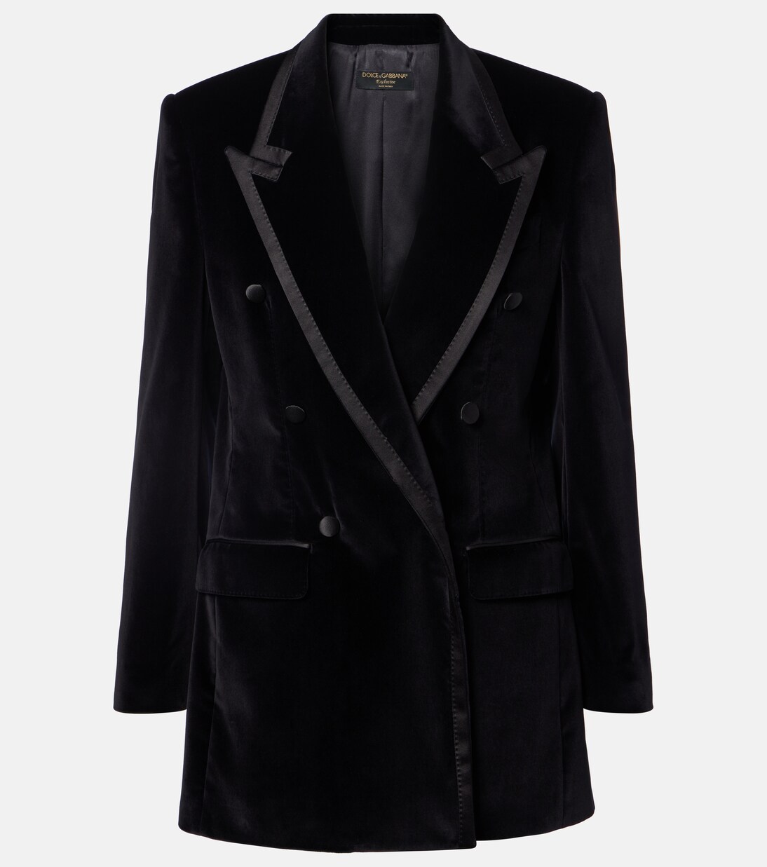 Smokingjacke aus Samt | Dolce&Gabbana