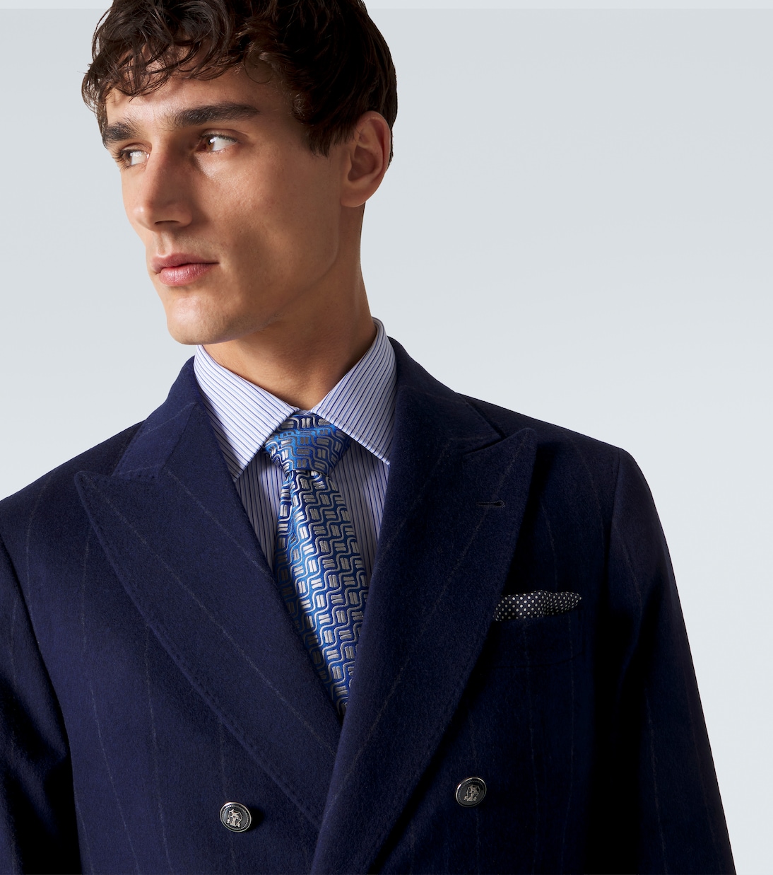 Silk jacquard tie | Charvet