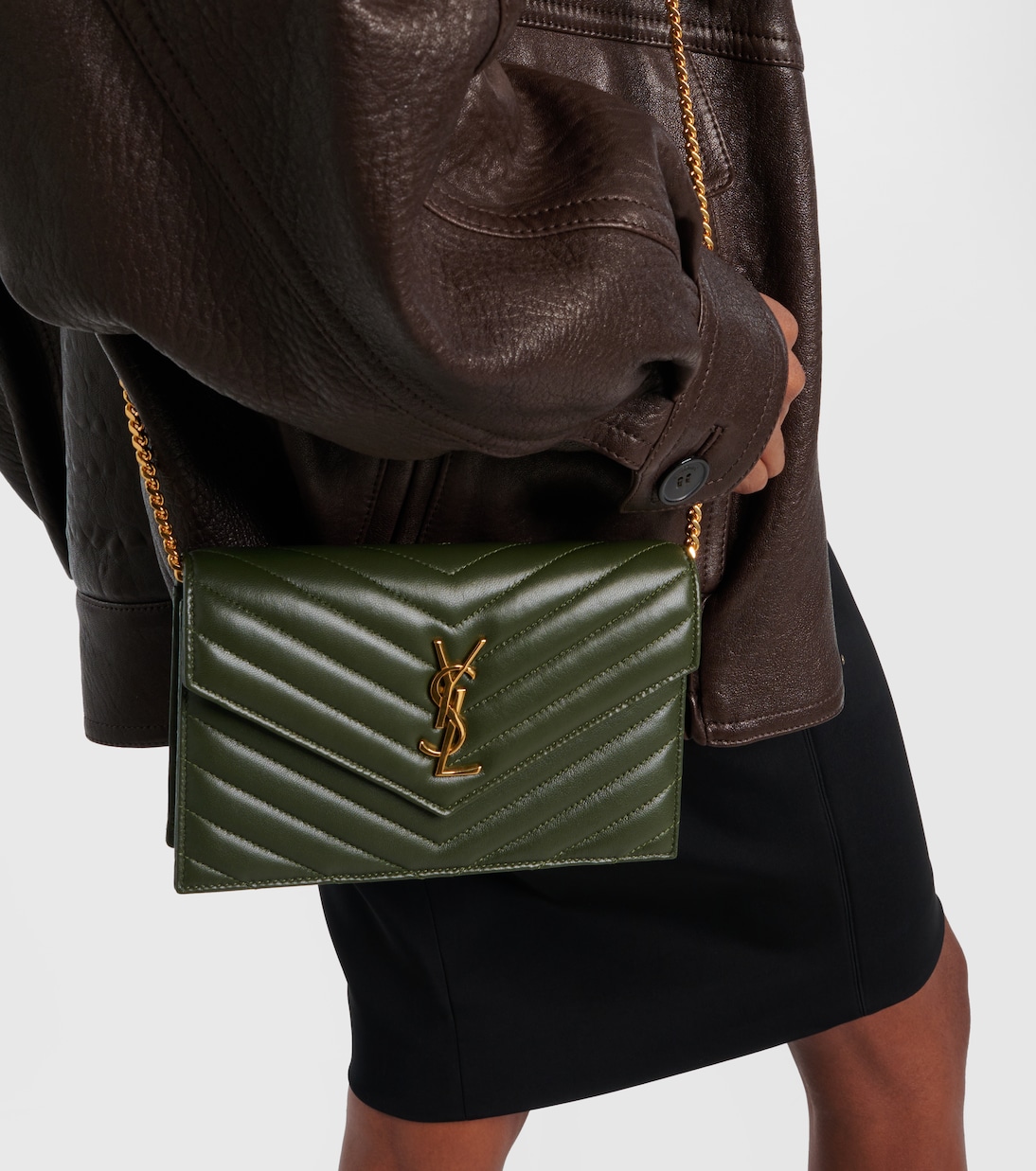 Portemonnaie mit Kettenriemen Cassandre Envelope | Saint Laurent