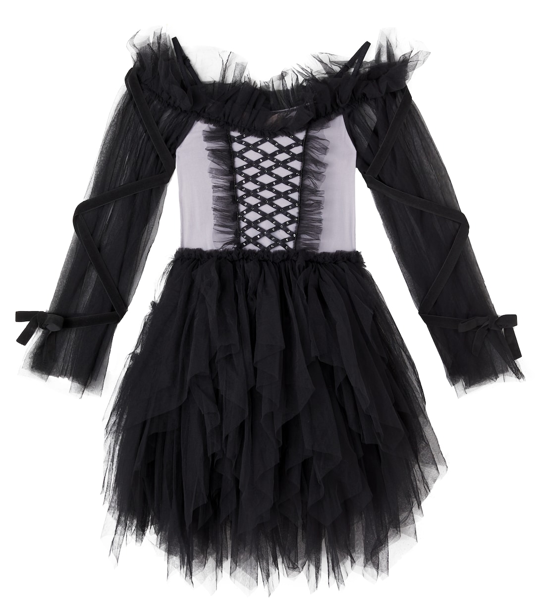 Witching Hour velvet-trimmed tulle dress | Tutu Du Monde