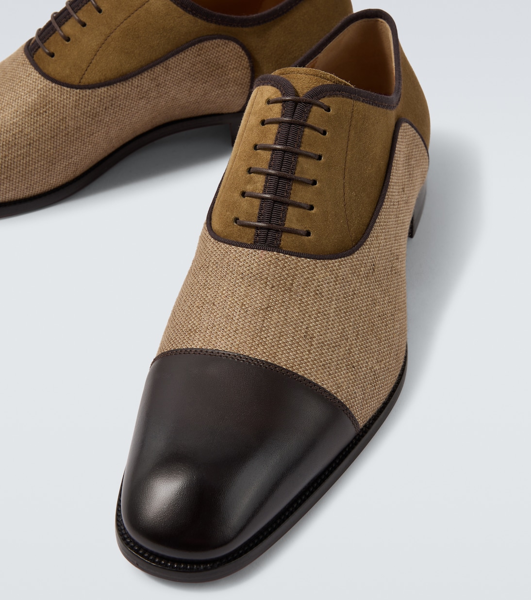 Stringate Greggory in velluto, twill e pelle | Christian Louboutin