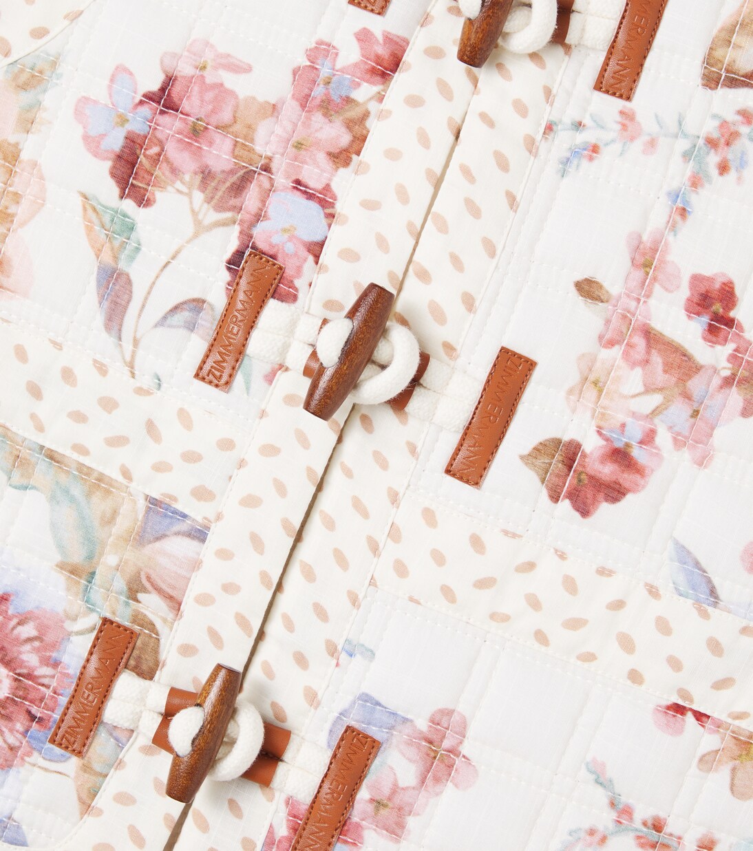 Awaken floral quilted cotton vest | Zimmermann Kids