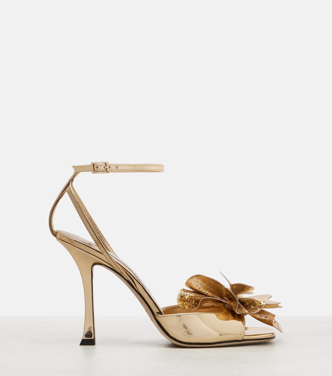 Mimmi mirrored leather sandals | Jimmy Choo