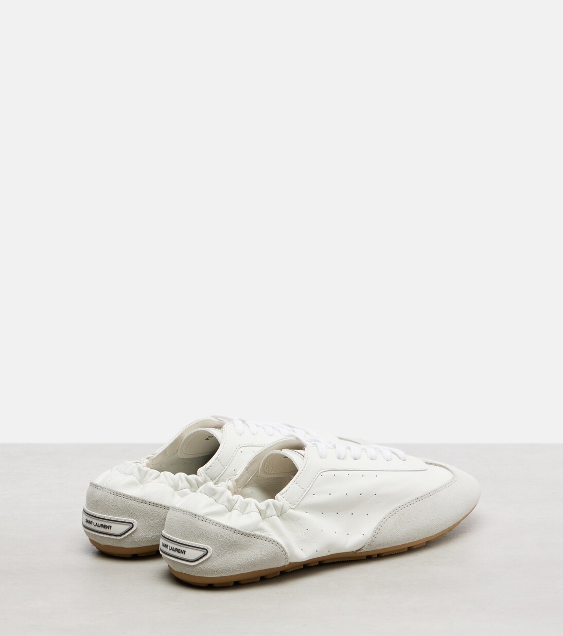 Lewis leather and suede sneakers | Saint Laurent